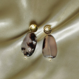 agate earrings