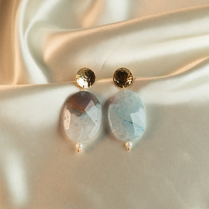 agate stone earrings