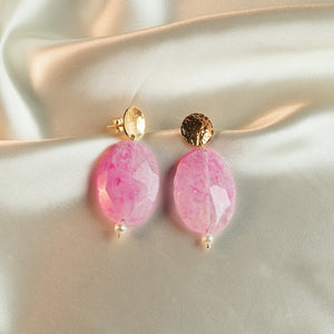 pink and gold jewelry